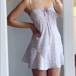 Boohoo Black and White Flare Dress